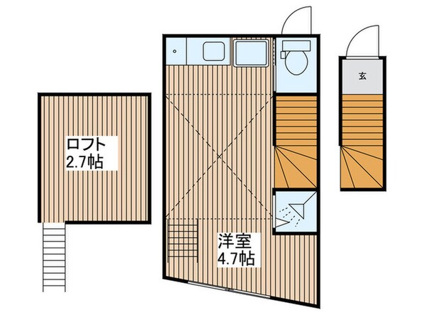 サークルハウス竹ノ塚壱番館の物件間取画像